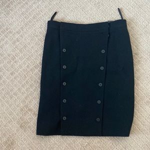 Burberry black pencil skirt